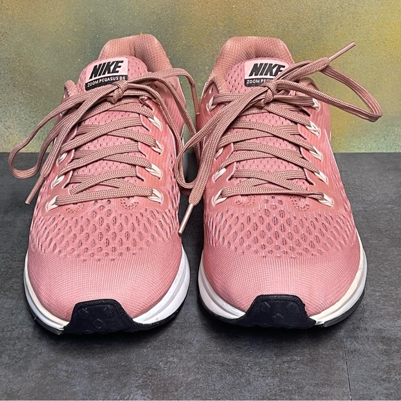 Nike Air Zoom Pegasus 34 Women's Pink Running Shoes Size 7.5 - Picture 7 of 16